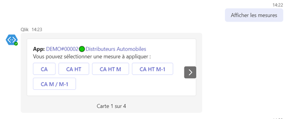 commande ca chatbot qlik