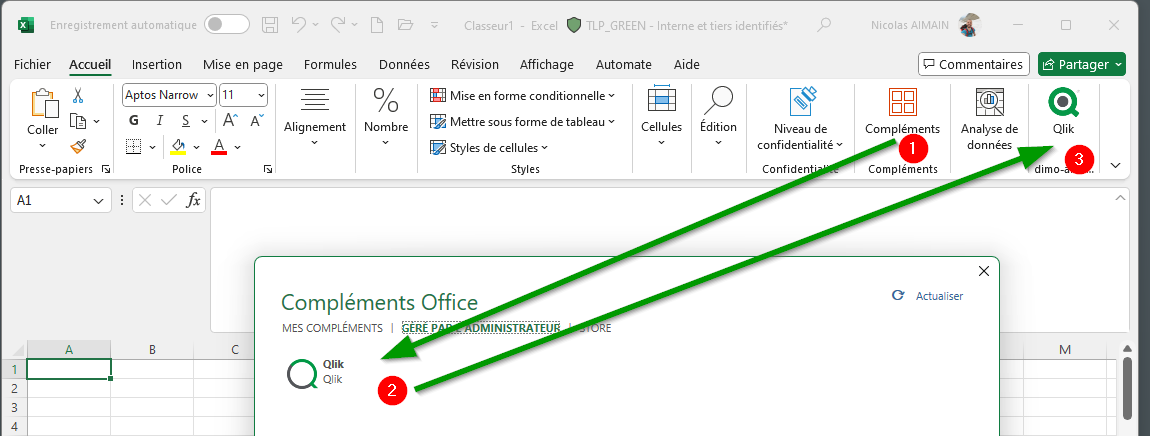complement excel