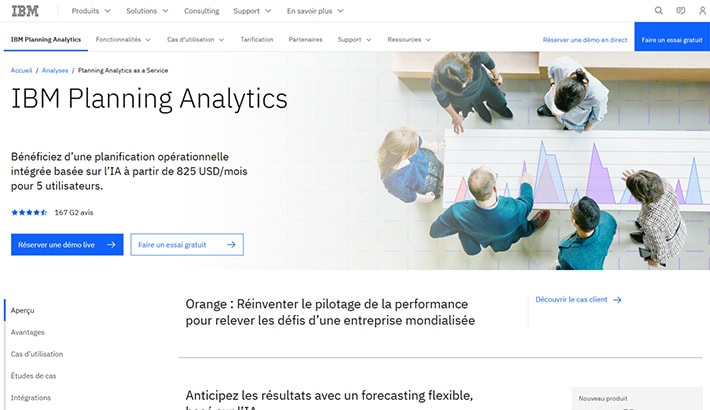ibm planning analytics logiciel